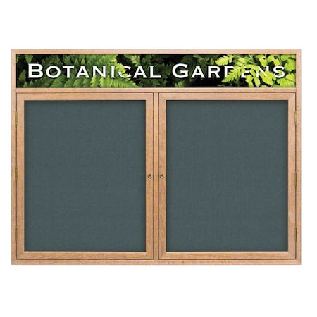 United Visual Products Open Faced Traditional Corkboard, 60x36" UV643A-GOLD-PEARL